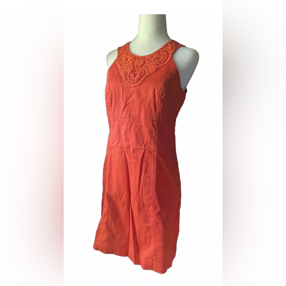 Laundry by Design 6 Orange Sheaf‎ Dress